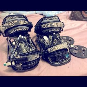 Rome targa snowboard bindings